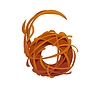 Western cowboy tumbleweed Schrift Ziffer 6 sechs | Stock Vektrografik