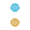 Vector clipart: Summer travel font, shells type, punctuation sign