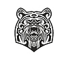 Maori tribal animal tattoo, Polynesian predator | Stock Vector Graphics
