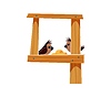 Vector clipart: Autumn font typeset bird feeder digit 4 four