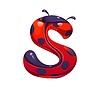 Ladybug cartoon font typeset letter S