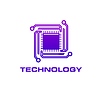 Vector clipart: Computer chip icon, ai technology symbol