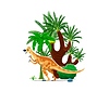 Vector clipart: Pachycephalosaurus prehistoric dinosaur character