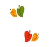 Vector clipart: Autumn font leaves punctuation quotation mark