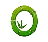 Vector clipart: Jungle bamboo branch font, typeset letter