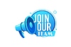 Vector clipart: Join our team icon, alert campaign with megaphone