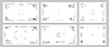 Vector clipart: Photo or video camera viewfinder screen frames