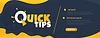 Schnelle Tipps Banner Retro Vorlage Hintergrund | Stock Vektrografik