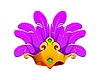 Cartoon decorative crown for brazil carnival party