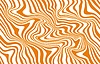 Vector clipart: Swirl caramel pattern, seamless wavy background