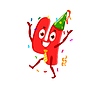 Vector clipart: Birthday holiday celebration, math number 