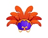 Vector clipart: Brazil carnival party crown with bright feathers