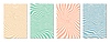 Vector clipart: Retro psychedelic groovy pattern background
