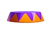 Vector clipart: Cartoon dash symbol resembling circus platform
