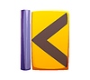 Vector clipart: Racing competition font road turn sign letter K
