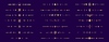 Vector clipart: Mystic esoteric celestial divider border with moon