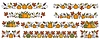 Vector clipart: Ornate thanksgiving pumpkin and harvest dividers