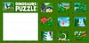 Kids animals jigsaw puzzle logic game quiz riddle