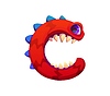 Vector clipart: Crazy monster character cartoon font letter C
