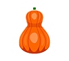 Vector clipart: Autumn harvest font typeset pumpkin digit 8 eight