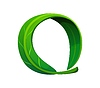 Vector clipart: Nature green leaf font, nature typeset letter Q