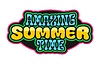 Vector clipart: Amazing summer time Y2K groovy retro sticker