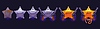 Western game level badge, wild west cowboy rank