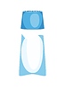 Vector clipart: Day of Dead font salt shaker letter I