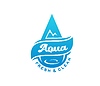 Spring clean water icon representing blue droplet