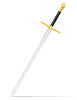 Vector clipart: battle sword medieval stock