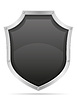 Vector clipart: battle shield medieval stock