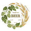 ID 6364282 | Hops and wheat for beer label | 向量插图 ID 6364282 | Hops and wheat for beer label | 向量插图 | CLIPARTO
