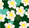 Vector clipart: Glade with flower