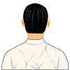 Vector clipart: Man type behind is insulated