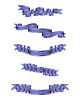 Vector clipart: Ribbon Set