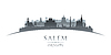 Vector clipart: Salem Oregon city silhouette white background
