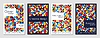 Vector clipart: Business poster with abstract geometric background