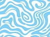 Groovy psychedelic water blue wave pattern