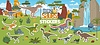 Prehistoric era dinosaur characters sticker pack