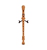 Vector clipart: Cartoon funny flute musical instrument character