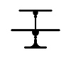 Cake platter or pie stand, dessert tray silhouette