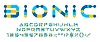 Современный геометрический шрифт, буквы абстрактного начертания