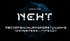 Modern geometric font, abstract tech ABC type