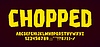 Rough fun font, cartoon cutout bold type alphabet