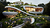 Abstract biomimetic architecture design influenced | Stock Illustration