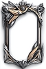 3D ornate frame in art deco and art nouveau style | Stock Illustration