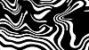 Swirling black and white pattern creates optical