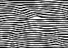 Vector clipart: Wavy black and white horizontal lines pattern with