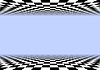 Vector clipart: Black and white checkered perspective grid frame.