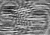 Vector clipart: Wavy black and white horizontal lines pattern with